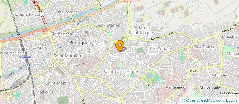 localisation de l'entreprise SCI BANSEPT POLANCO  PERPIGNAN