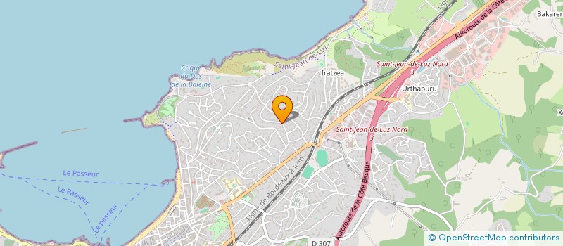 localisation de l'entreprise SCI BANTEAY SREY à SAINT-JEAN-DE-LUZ