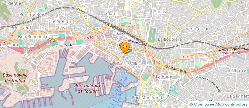 localisation de l'entreprise SCI BANTHAI  TOULON