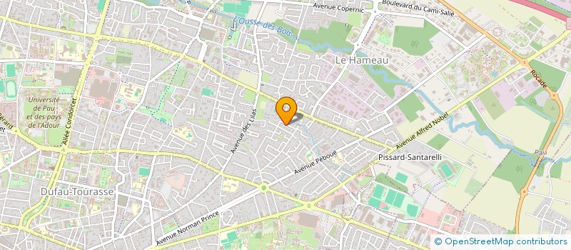 localisation de l'entreprise SCI BANTIN à PAU