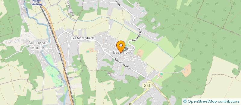 localisation de l'entreprise SCI BANZAI  BAZEMONT