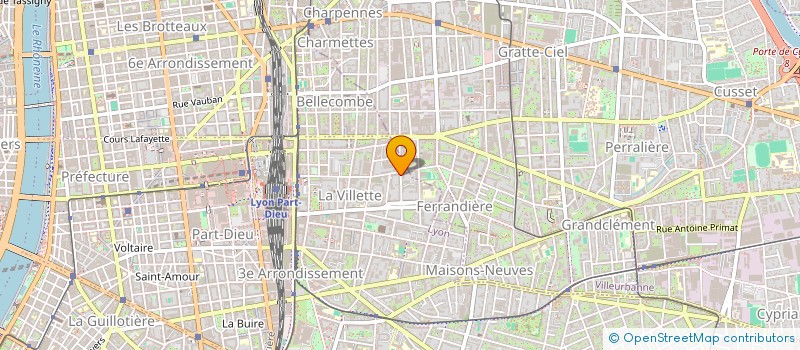 localisation de l'entreprise SCI BAO  LYON