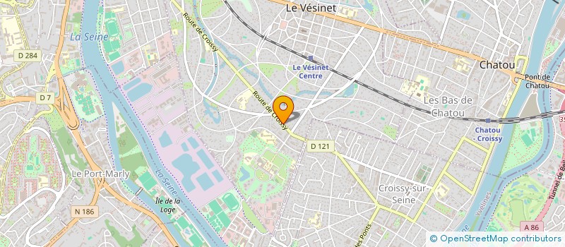 localisation de l'entreprise SCI BAO IMMO  LE VESINET