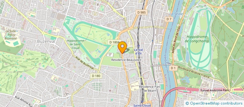 localisation de l'entreprise SCI BAOU à SAINT-CLOUD