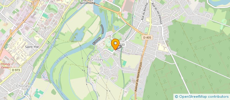 localisation de l'entreprise SCI BAPART  CRISSEY