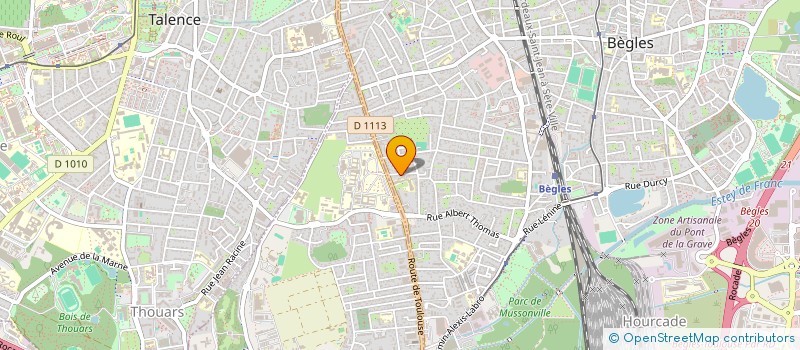 localisation de l'entreprise SCI BAPENZ à BEGLES