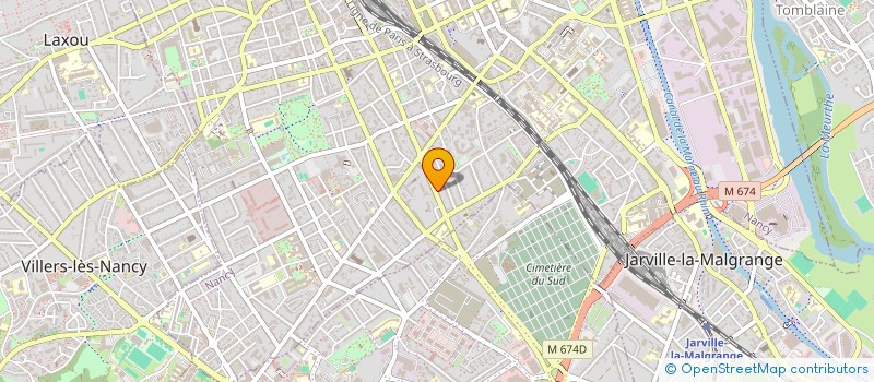 localisation de l'entreprise SCI BAPIERRE  NANCY