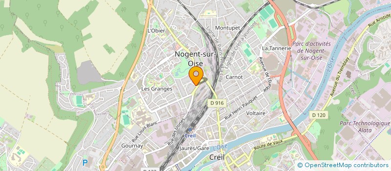 localisation de l'entreprise SCI BAPLA3L  NOGENT-SUR-OISE