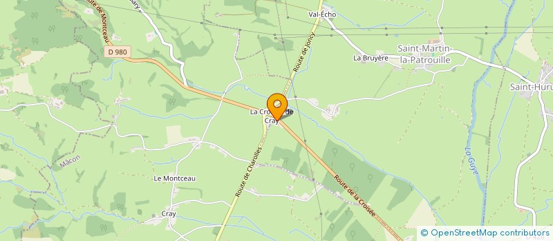 localisation de l'entreprise SCI BAPMA  SAINT-MARCELIN-DE-CRAY