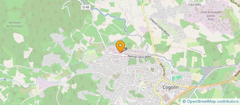 localisation de l'entreprise SCI BAPMAR  COGOLIN
