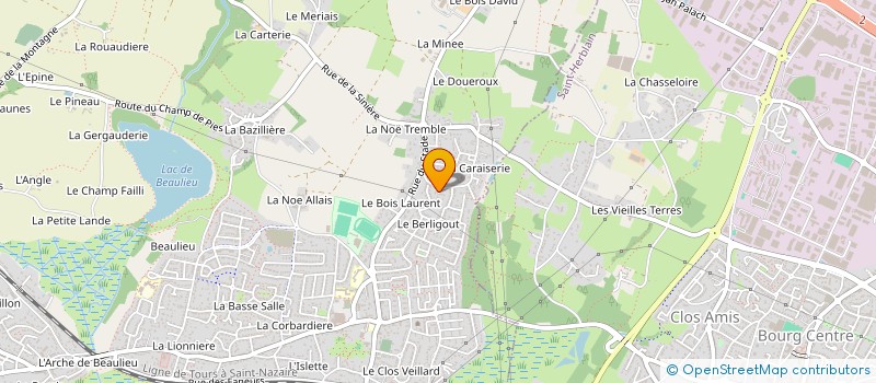 localisation de l'entreprise SCI BAPPAC (BAPPAC   BOUSSEAU ANNIE PHILIPPE PIERRE ALEXANDRE COUERON) à COUERON