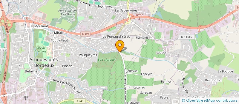 localisation de l'entreprise SCI BAPRICK  TRESSES