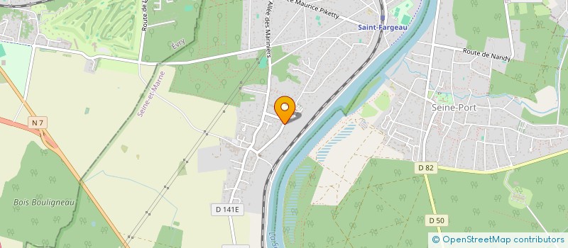 localisation de l'entreprise SCI BAPT INVEST  SAINT-FARGEAU-PONTHIERRY