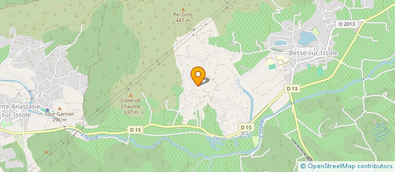 localisation de l'entreprise SCI BAPTINES à BESSE-SUR-ISSOLE