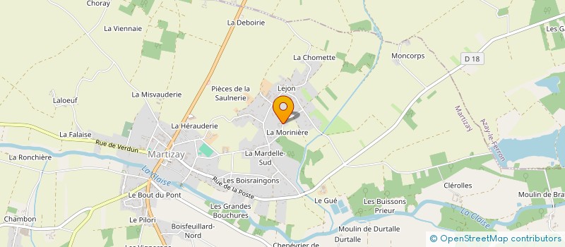 localisation de l'entreprise SCI BAPTIS TOM à MARTIZAY