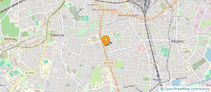 localisation de l'entreprise SCI BAPTISTA à BEGLES