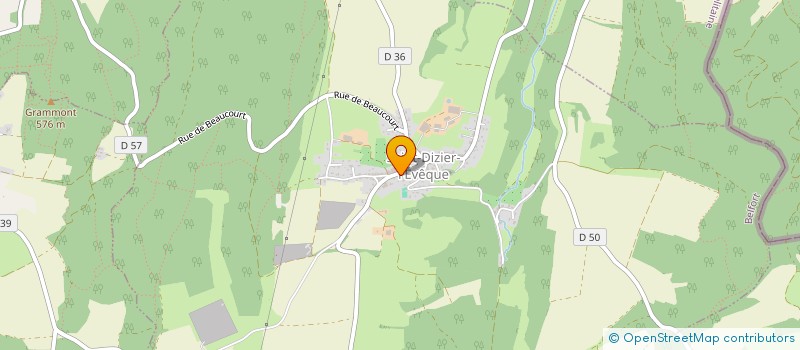 localisation de l'entreprise SCI BAPTISTA  SAINT-DIZIER-L'EVEQUE