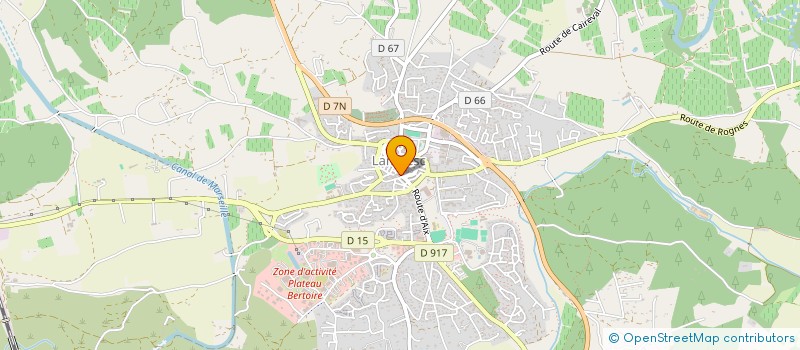 localisation de l'entreprise SCI BAPTISTE  LAMBESC