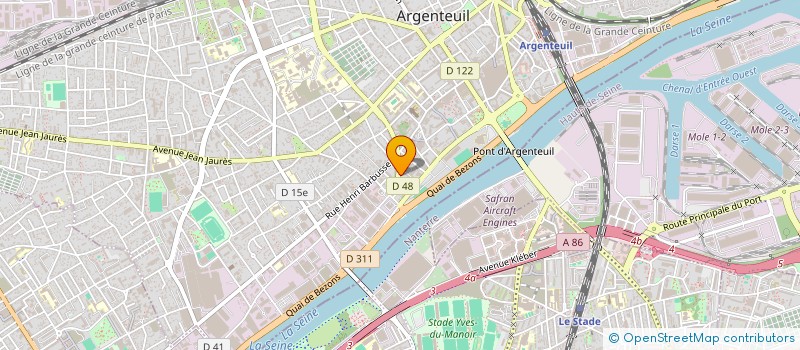 localisation de l'entreprise SCI BAPTISTE  ARGENTEUIL