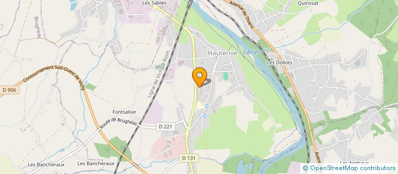 localisation de l'entreprise SCI BAPTISTE à HAUTERIVE