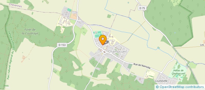 localisation de l'entreprise SCI BAPTISTE à CHAMPCUEIL