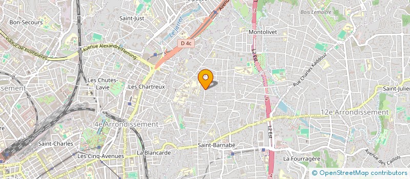 localisation de l'entreprise SCI BAPTISTE à MARSEILLE