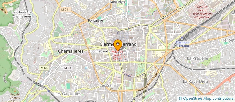 localisation de l'entreprise SCI BAPTISTE  CLERMONT-FERRAND