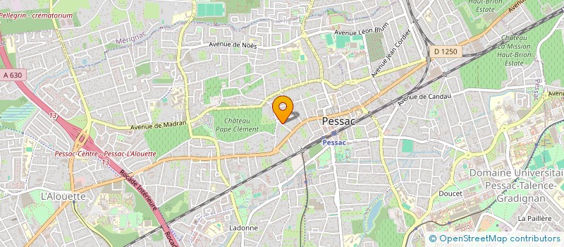 localisation de l'entreprise SCI BAPTISTE  PESSAC