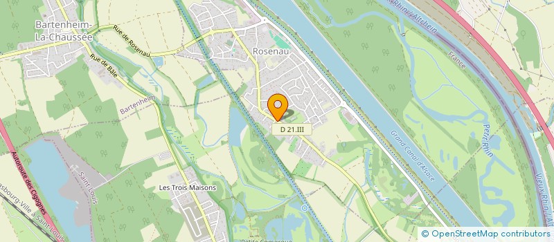 localisation de l'entreprise SCI BAPTISTE ET AMBRE  ROSENAU