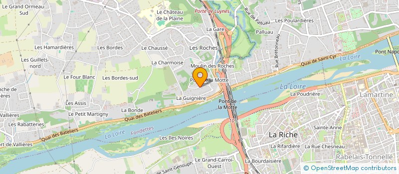 localisation de l'entreprise SCI BAPTISTE ET CAMILLE à FONDETTES