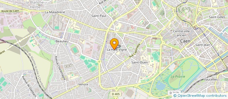 localisation de l'entreprise SCI BAPTISTE JARDIN DES DELICES à CAEN