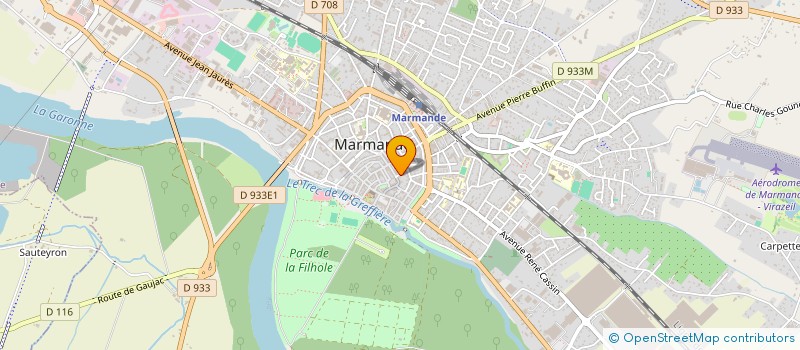 localisation de l'entreprise SCI BAPTISTE POUJADE  MARMANDE