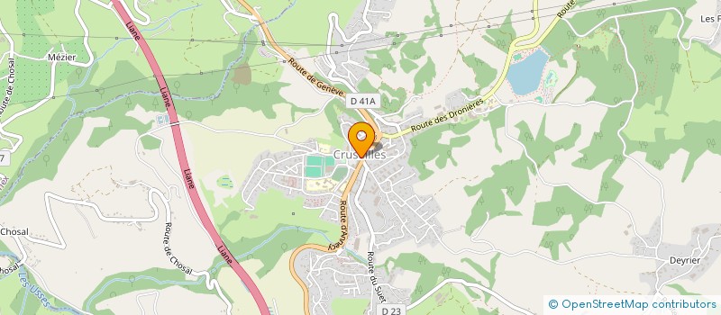 localisation de l'entreprise SCI BAPTISTE PROPERTIES  CRUSEILLES