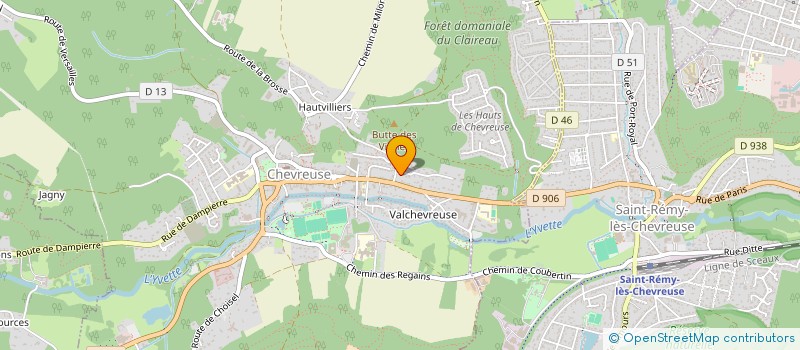 localisation de l'entreprise SCI BAPTO  CHEVREUSE