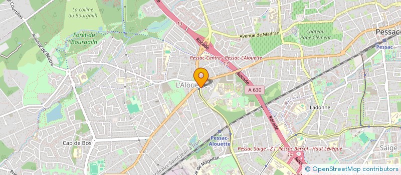 localisation de l'entreprise SCI BAPTYSTE  PESSAC