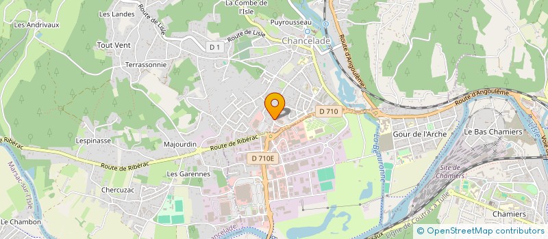 localisation de l'entreprise SCI BAQUE  CHANCELADE