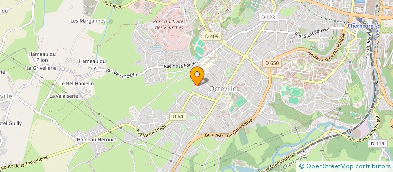 localisation de l'entreprise SCI BAQUESNE à CHERBOURG-EN-COTENTIN