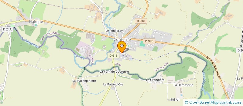 localisation de l'entreprise SCI BAR DE LA GARE  LA FERTE MACE