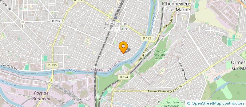 localisation de l'entreprise SCI BAR INVESTISSEMENTS à SAINT-MAUR-DES-FOSSES