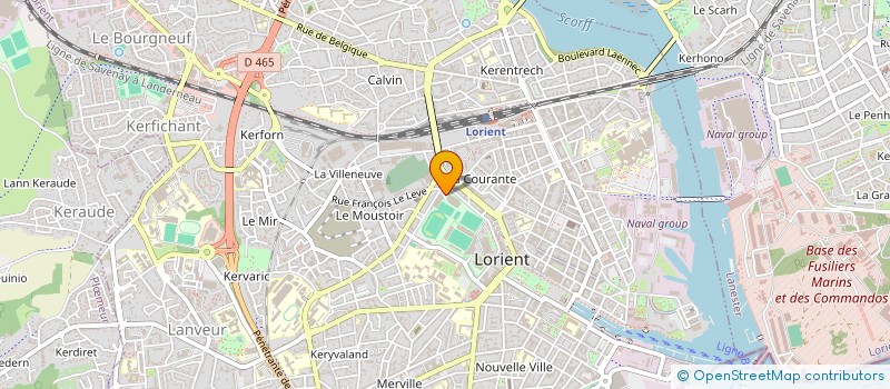 localisation de l'entreprise SCI BAR-TY'MM  LORIENT