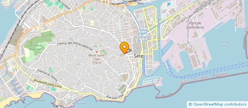 localisation de l'entreprise SCI BARA 4  SETE