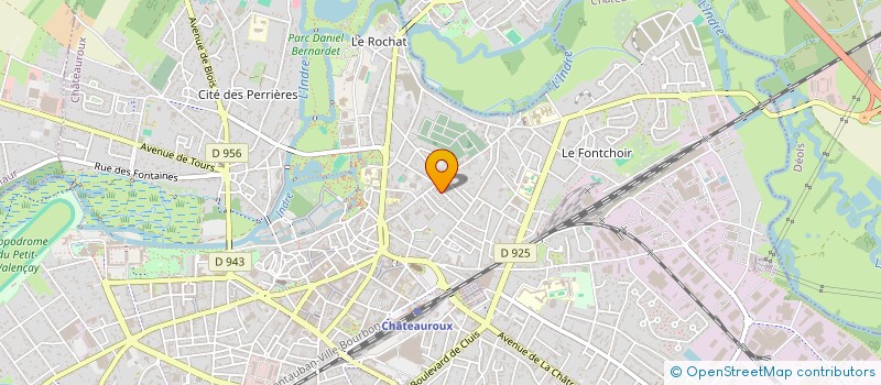localisation de l'entreprise SCI BARA à CHATEAUROUX