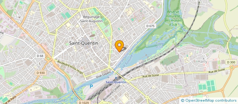 localisation de l'entreprise SCI BARA à SAINT-QUENTIN