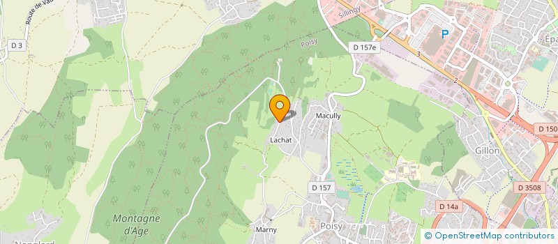 localisation de l'entreprise SCI BARABAN  POISY