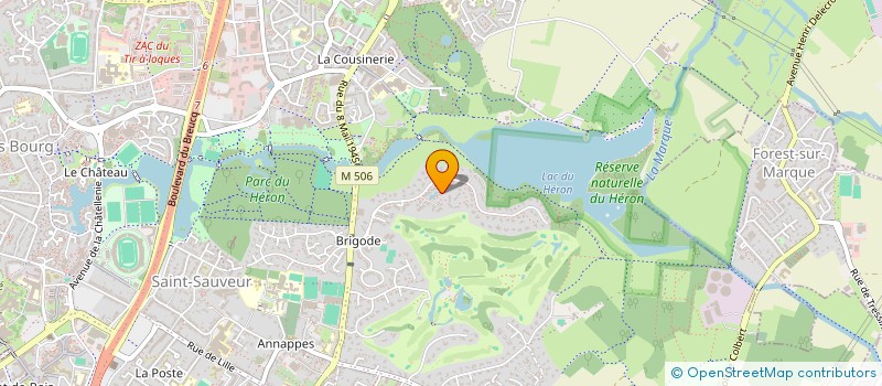 localisation de l'entreprise SCI BARACK A à VILLENEUVE-D'ASCQ