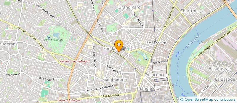 localisation de l'entreprise SCI BARADA  BORDEAUX