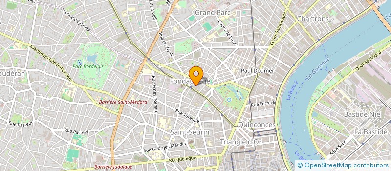 localisation de l'entreprise SCI BARADA  BORDEAUX