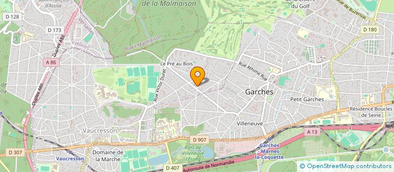 localisation de l'entreprise SCI BARADAT à VAUCRESSON