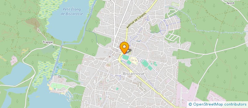 localisation de l'entreprise SCI BARADAT BAREILLE  BISCARROSSE