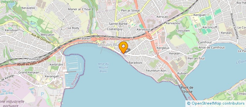 localisation de l'entreprise SCI BARADOZIC  LE RELECQ-KERHUON